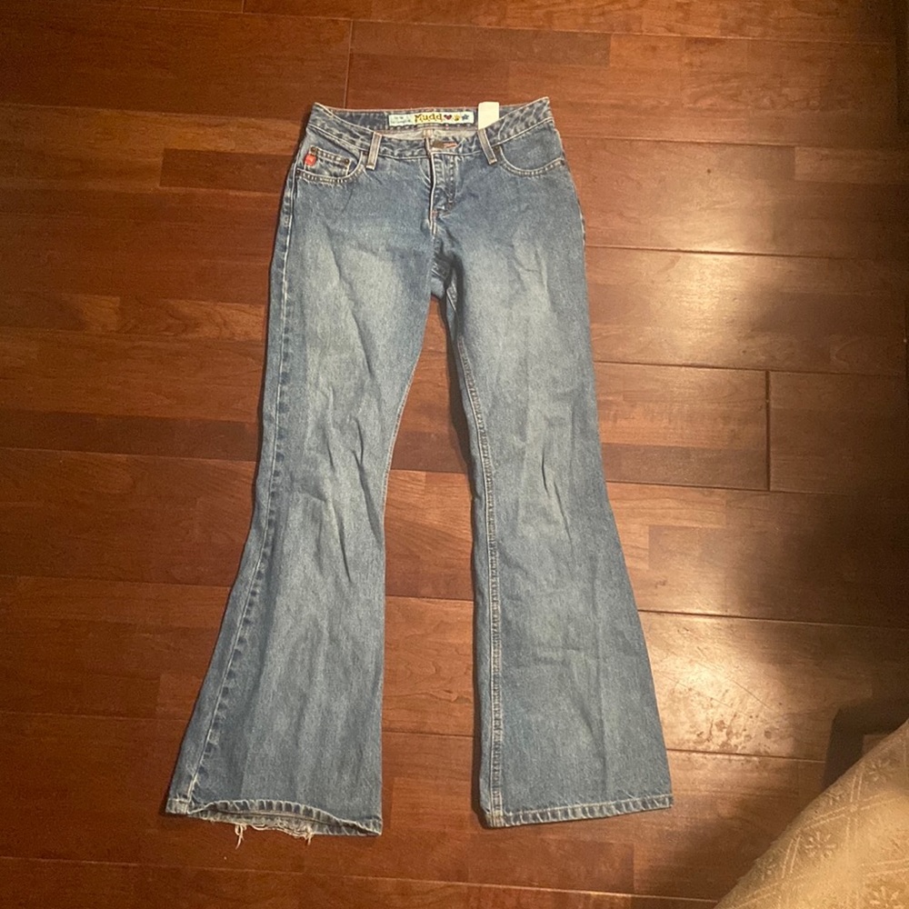Cute 90’s Mudd bootcut jeans size 3!